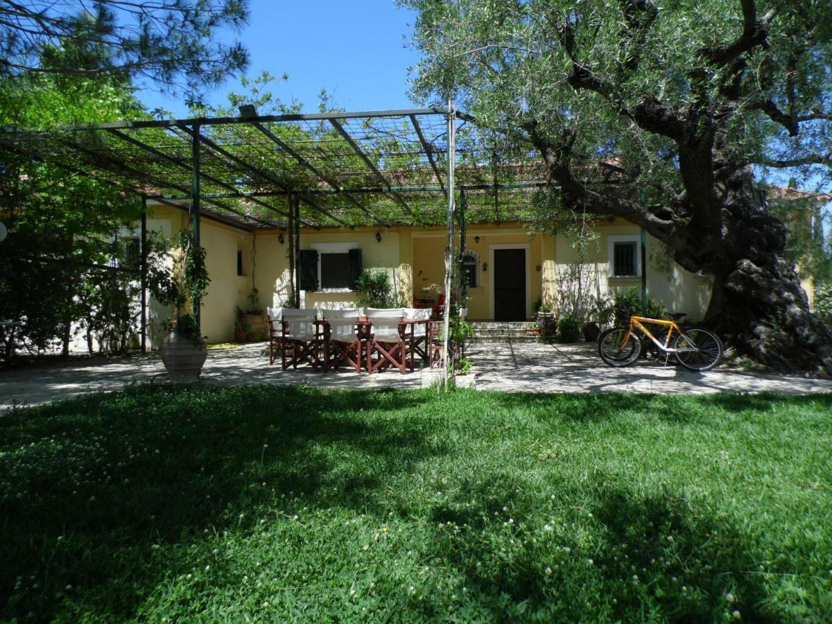 Theni Olive Grove Villa Kato Yerakarion Bagian luar foto